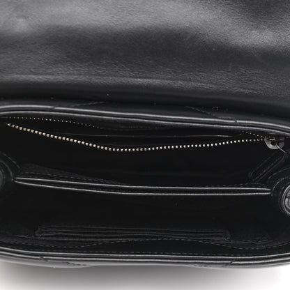 Saint Laurent Calfskin Y Quilted Monogram Toy Loulou Crossbody Bag Black 5 of 12