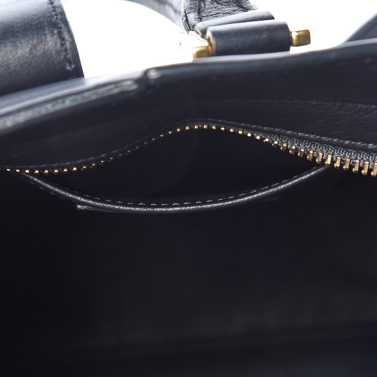 Smooth Calfskin Small Monogram Cabas Black