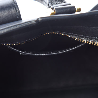 Saint Laurent Smooth Calfskin Small Monogram Cabas Black 7 of 10