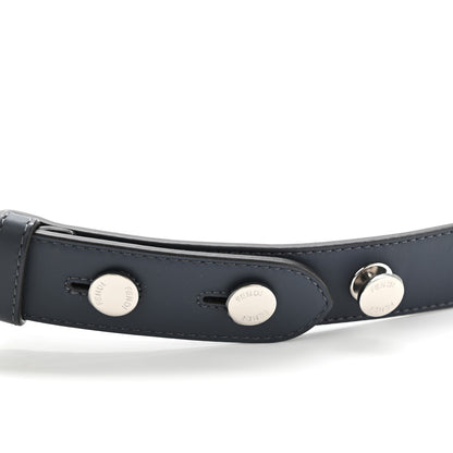 Fendi Calfskin Adjustable Strap You Navy 5 of 8