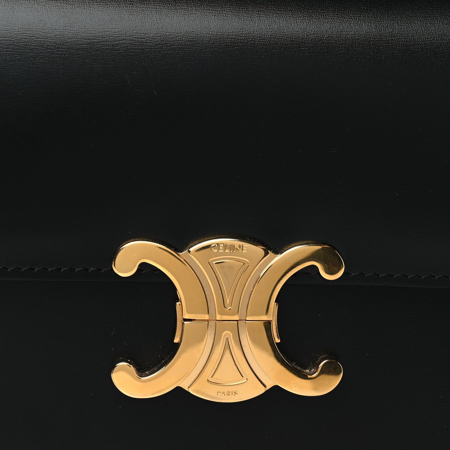 Shiny Calfskin Teen Triomphe Black