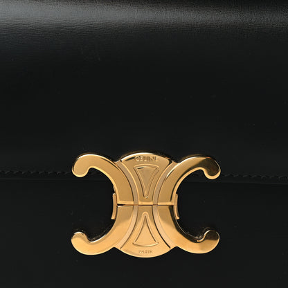Celine Shiny Calfskin Teen Triomphe Black 8 of 11