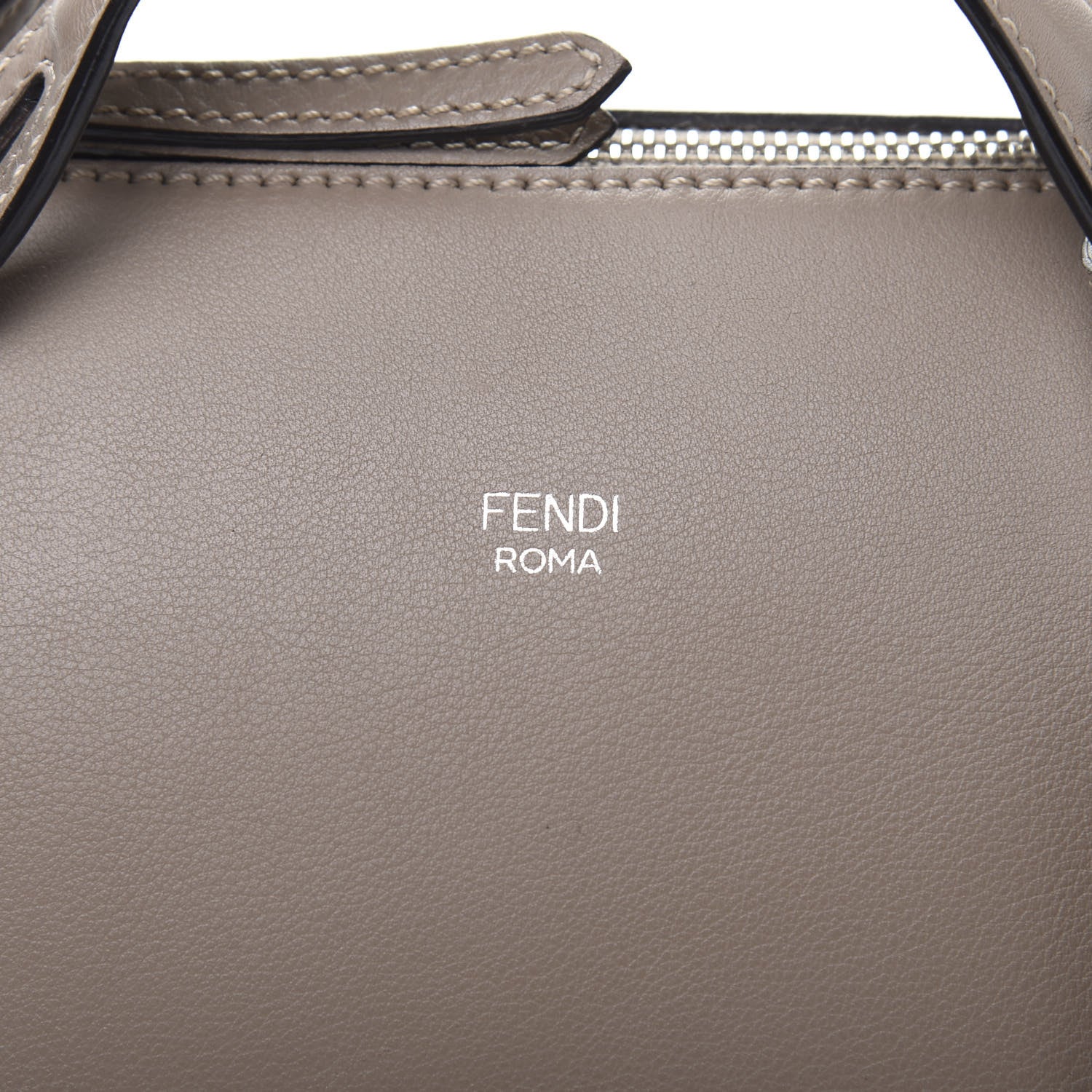 Fendi Vitello Dolce Medium By The Way Boston Bag Tortora 10 of 10