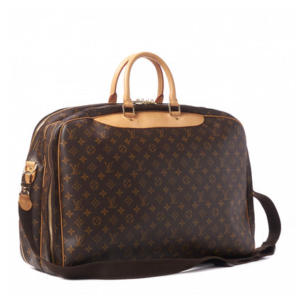 Louis Vuitton Monogram Alize 2 Compartment Luggage Travel Bag 3 of 10
