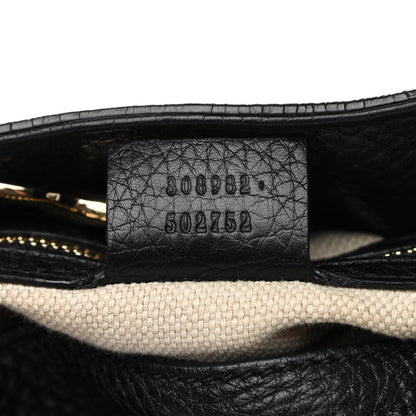 Gucci Pebbled Calfskin Medium Soho Chain Shoulder Bag Black 6 of 11