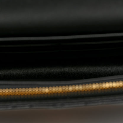 Christian Dior Supple Calfskin Caro Pouch with Chain Black 5 of 10