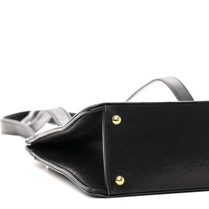 Chanel Logo Shoulder Bag Black 9 of 12