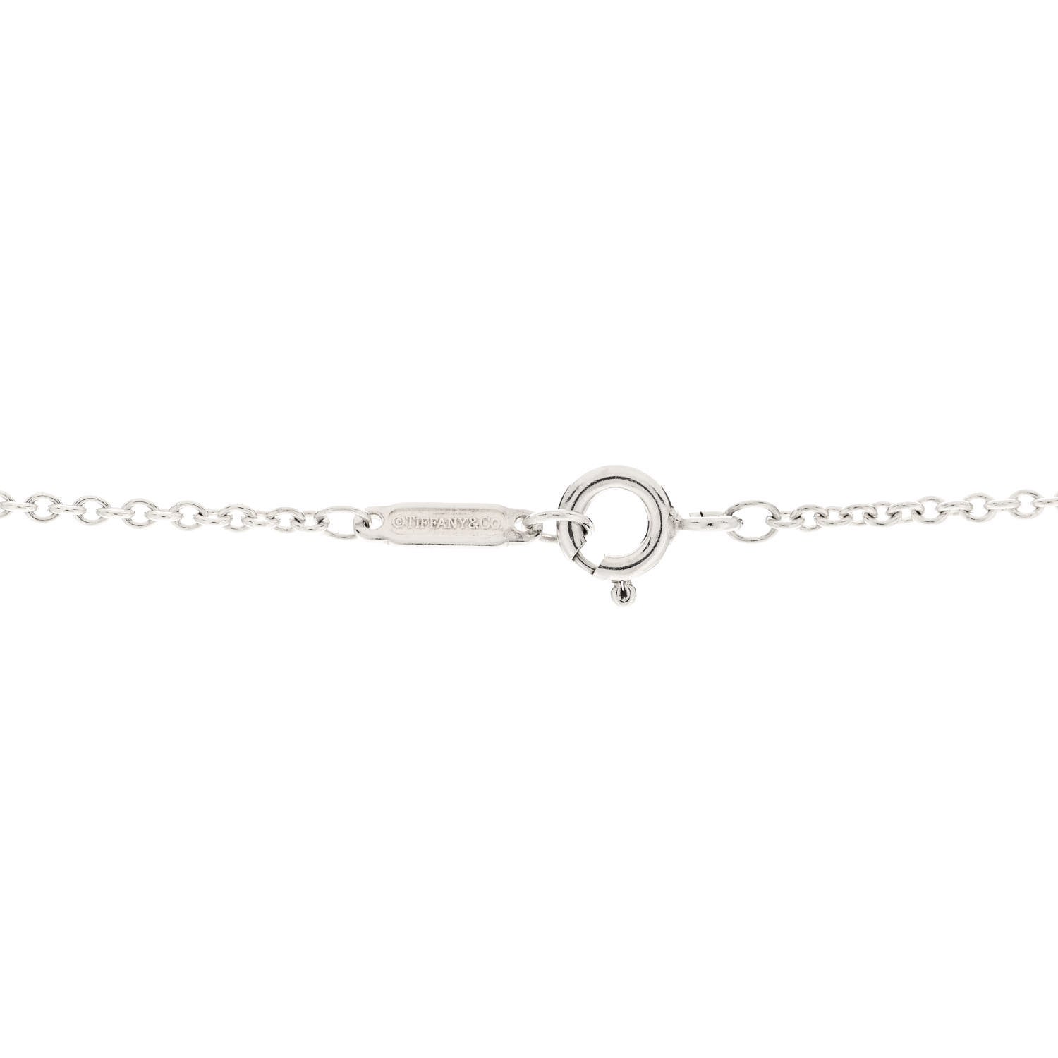 Tiffany Sterling Silver Enchant Heart Key Pendant Necklace 5 of 6