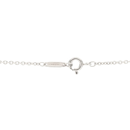 Tiffany Sterling Silver Enchant Heart Key Pendant Necklace 5 of 6