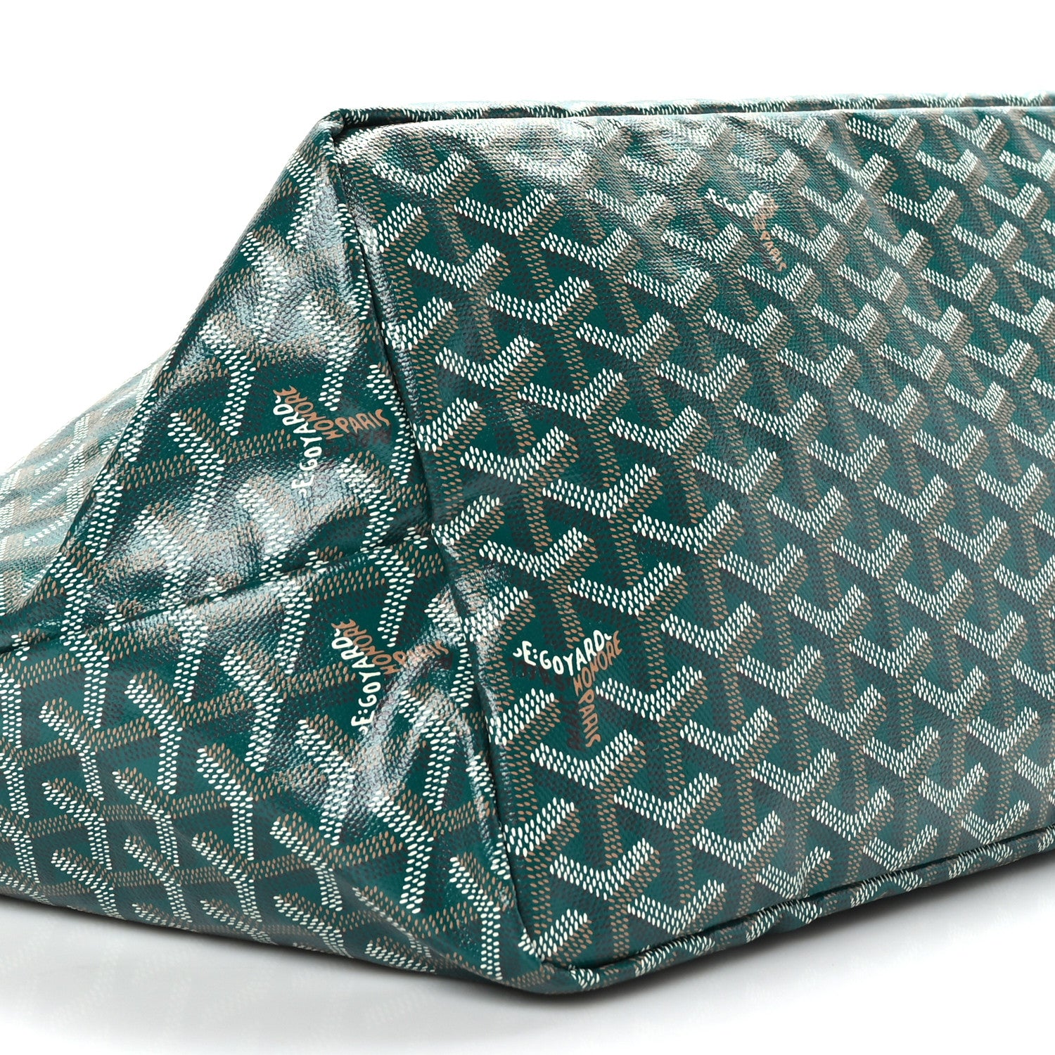 Goyard Goyardine Saint Louis GM Green 7 of 9