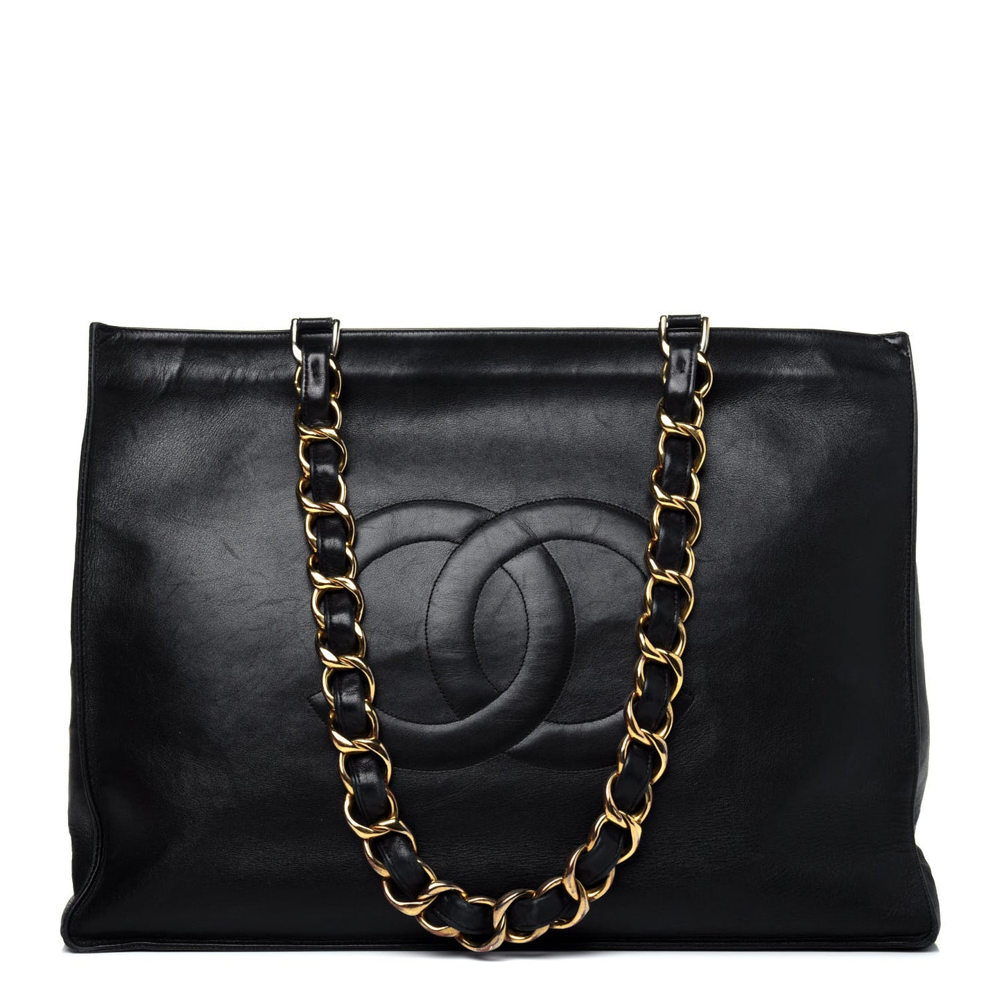 Lambskin CC Tote Black