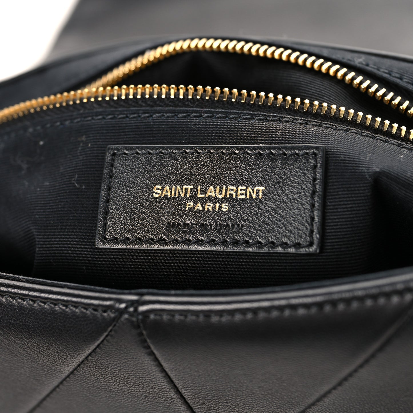 Lambskin Patchwork Monogram Medium Jamie Black