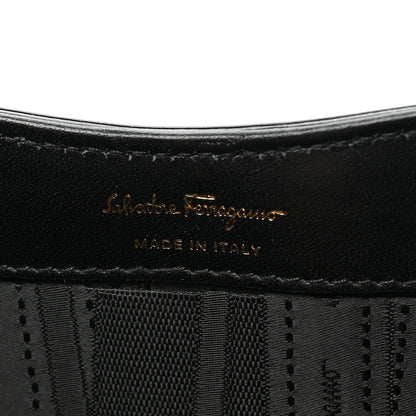 Salvatore Ferragamo Patent Vara Bow Shoulder Bag Black 6 of 8