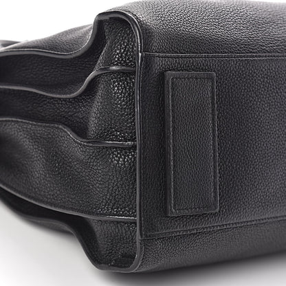 Saint Laurent Grained Calfskin Small Souple Sac De Jour Black 7 of 11