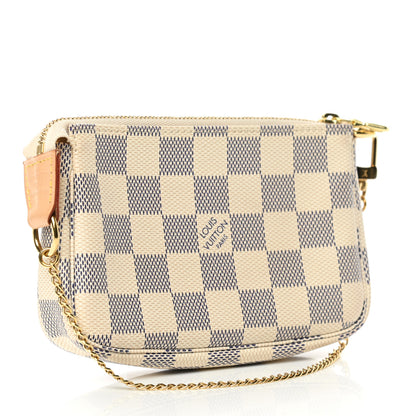 Louis Vuitton Damier Azur Mini Pochette Accessories 4 of 9