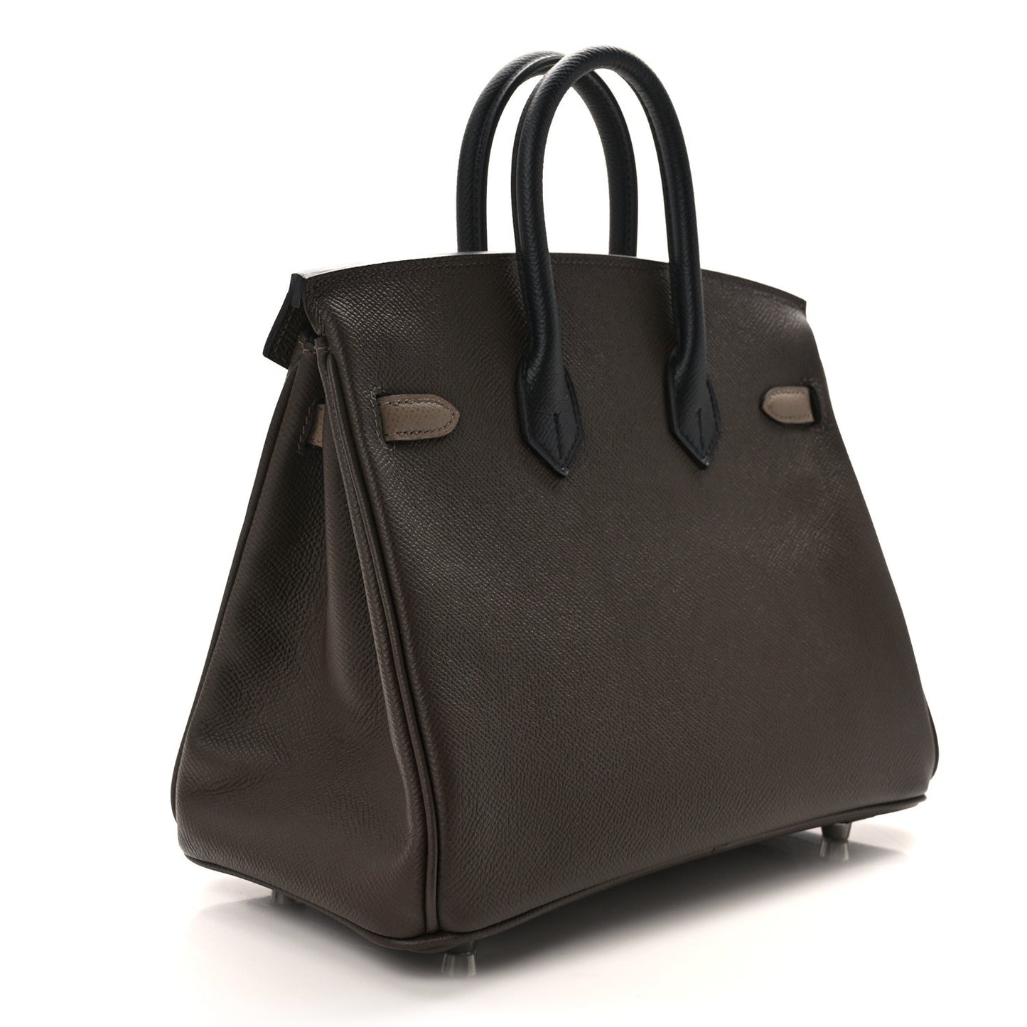 Epsom Birkin 25 Ecorce Etoupe Black Ecorce Etoupe Black