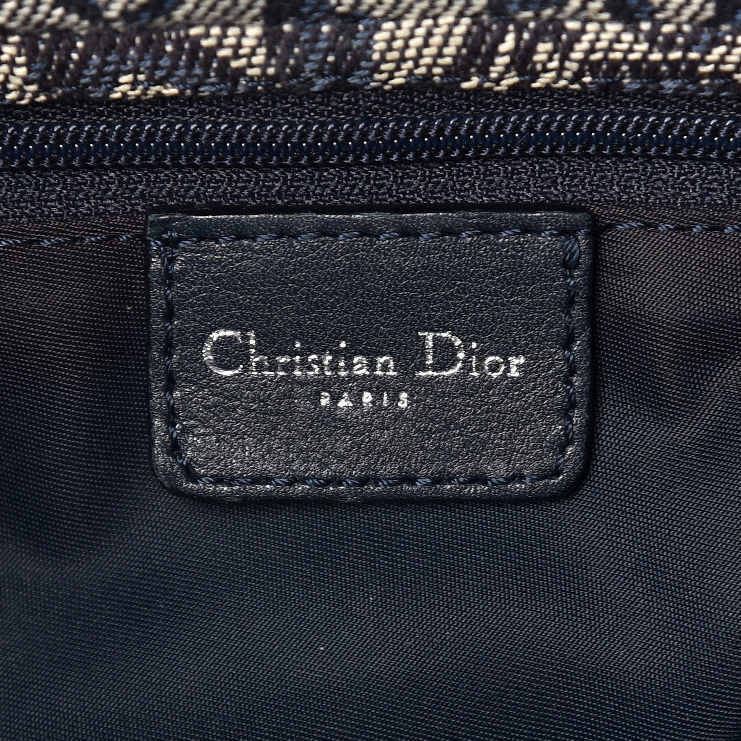 Monogram Charm Shoulder Bag Navy