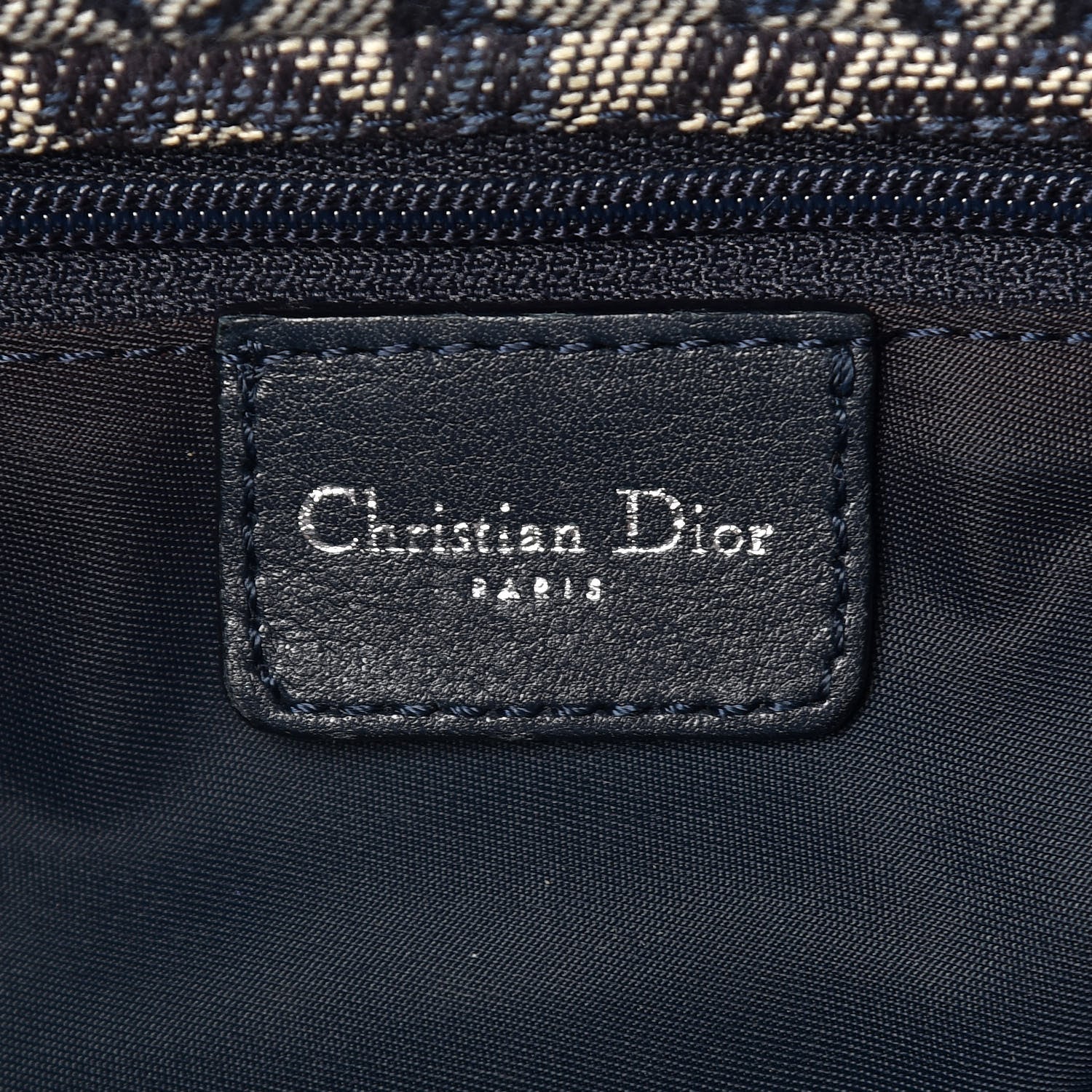 Christian Dior Monogram Charm Shoulder Bag Navy 8 of 21