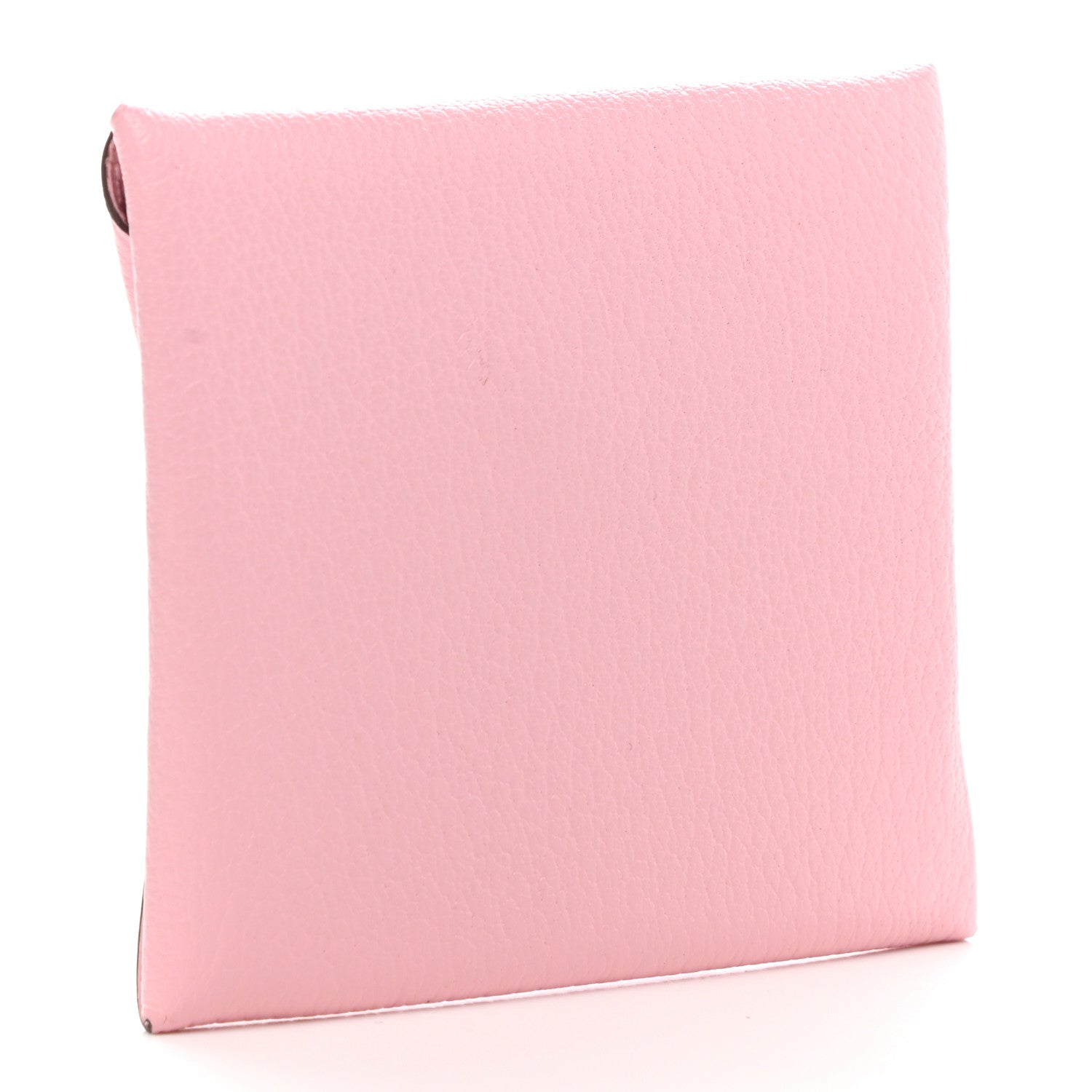 Hermes Chevre Mysore Bastia Coin Purse Rose Sakura 3 of 8