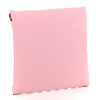 Hermes Chevre Mysore Bastia Coin Purse Rose Sakura 3 of 8