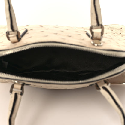 Prada Ostrich Mini Pyramid Bag 5 of 9