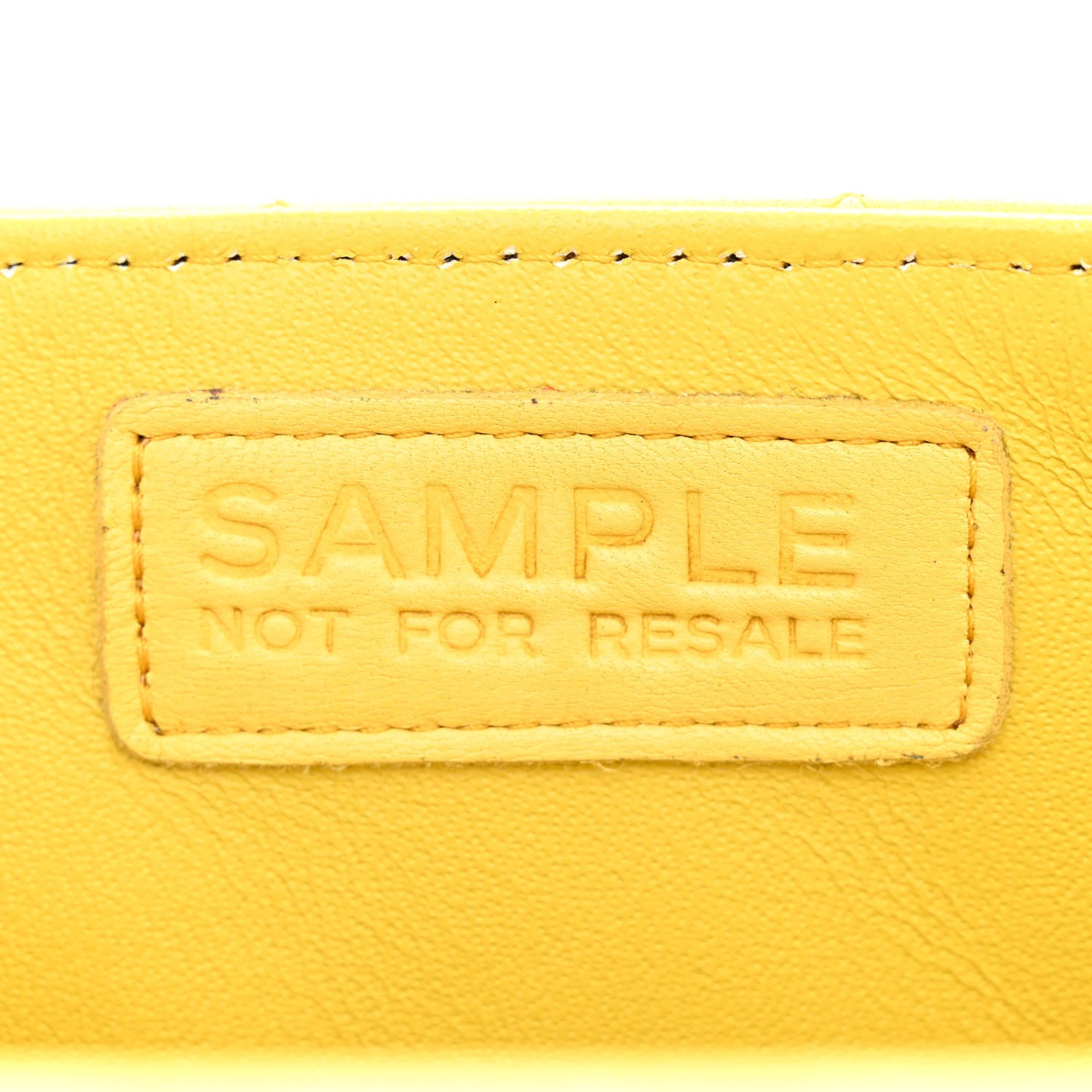 Lambskin Quilted Tri-color Mini Rectangular Flap Orange Yellow Pink