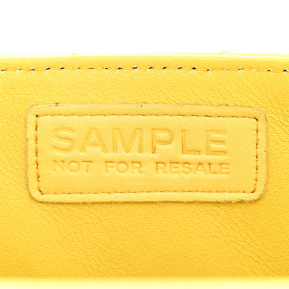 Chanel Lambskin Quilted Tri-color Mini Rectangular Flap Orange Yellow Pink 6 of 10
