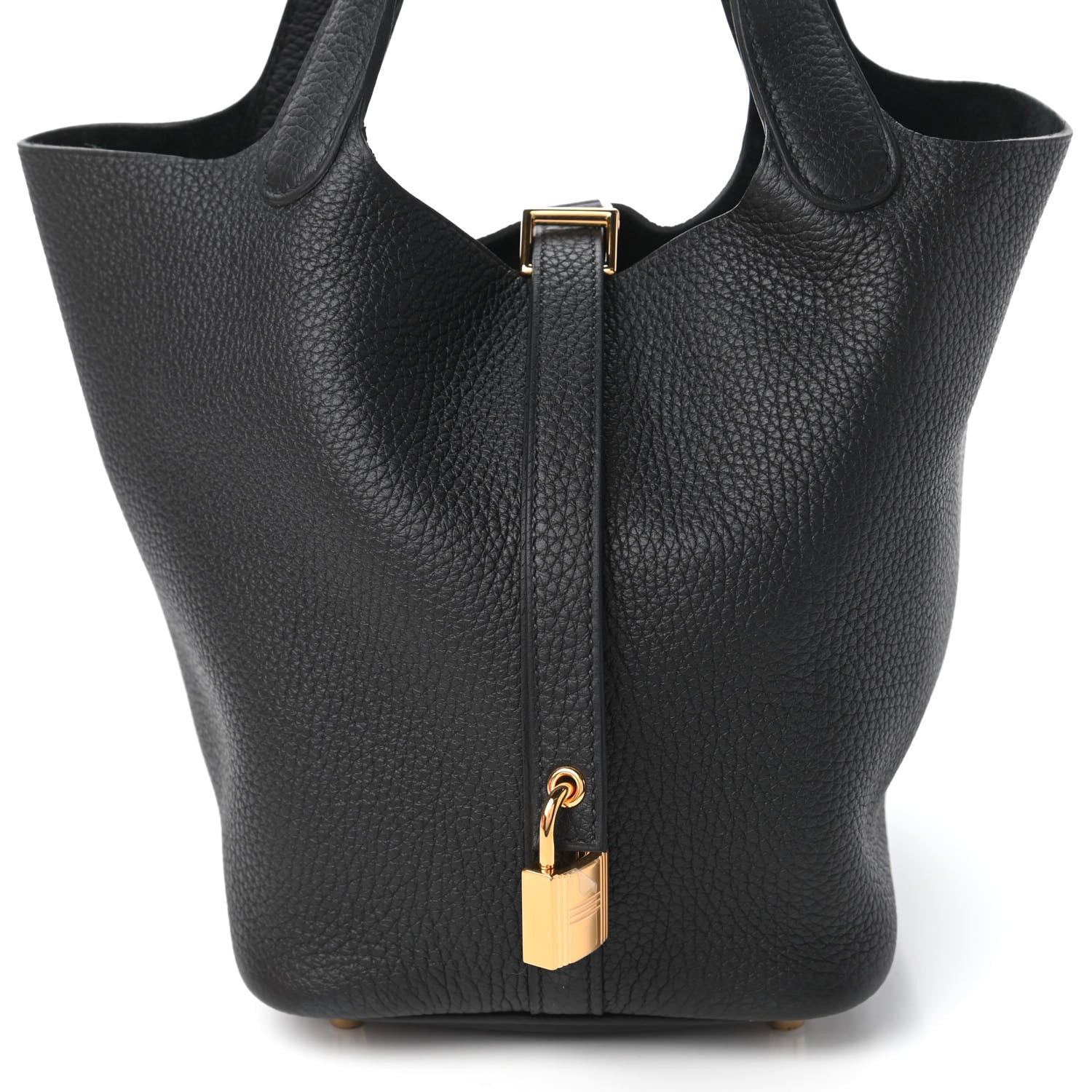Hermes Taurillon Clemence Picotin Lock 18 PM Black 10 of 11