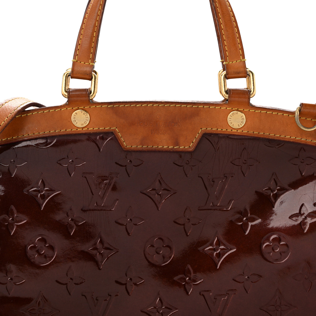 Louis Vuitton Vernis Brea MM Rouge Fauviste 7 of 12