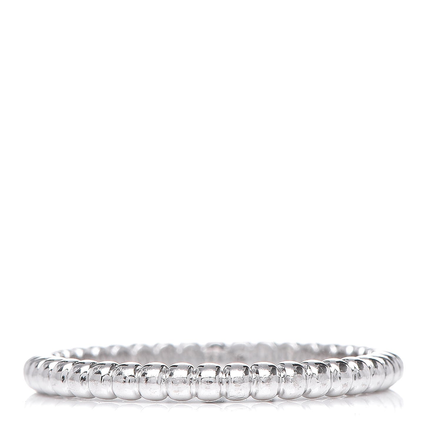 18K White Gold Small Perlee Ring 58 8.25