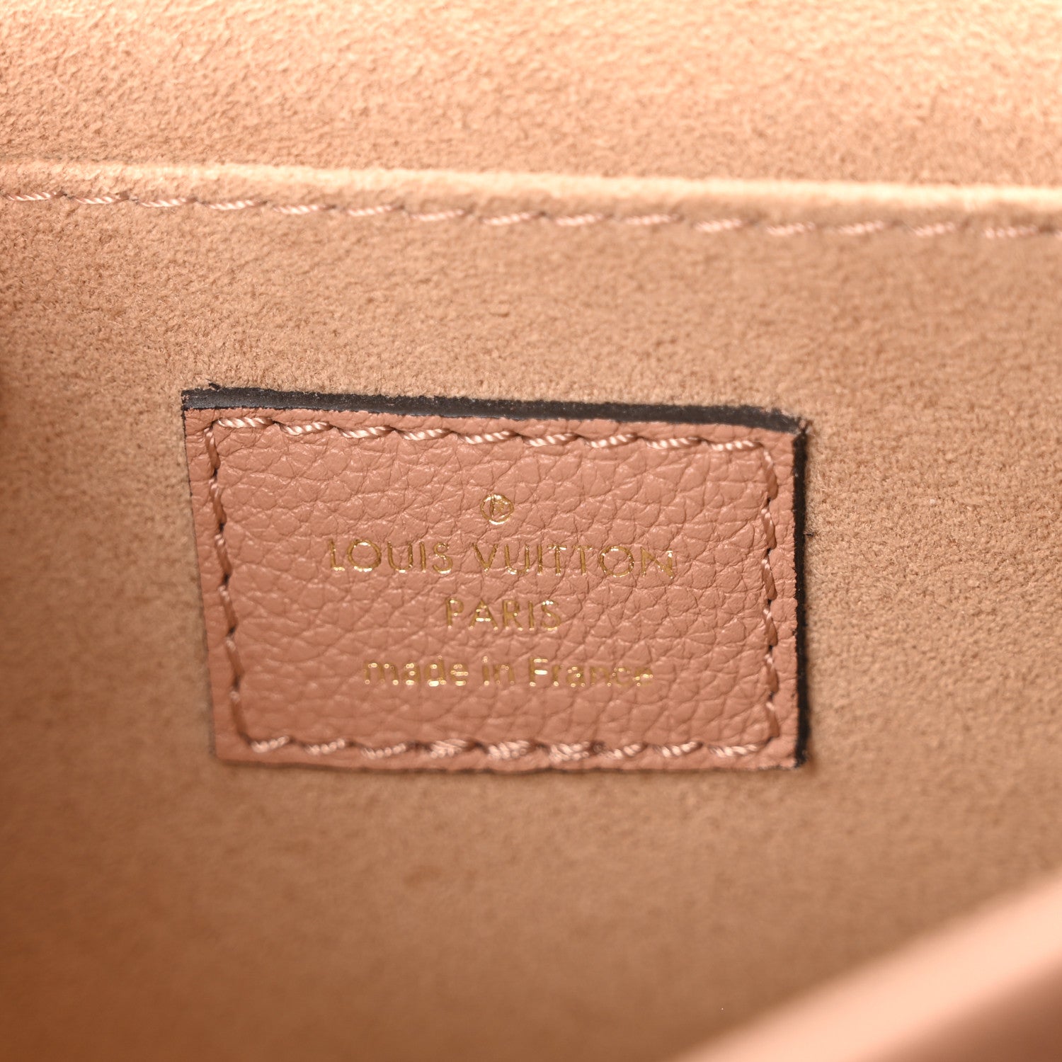Louis Vuitton Grained Calfskin Lockme Chain Bag PM Rose Silk 6 of 9