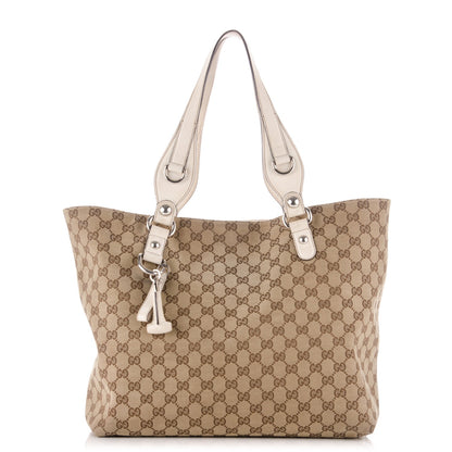 Gucci Monogram Medium Icon Bit Tote Off White 1 of 11