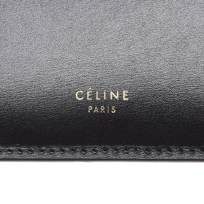 Celine Patina Box Calfskin Medium Clasp Bag Velvet 7 of 7