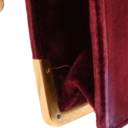 Prada Velvet City Calfskin Cahier Clutch With Chain Ribes Black 13 of 14