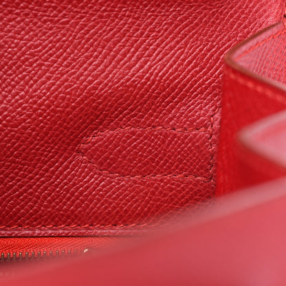 Hermes Courchevel Kelly Sellier 32 Rouge Vif 16 of 36