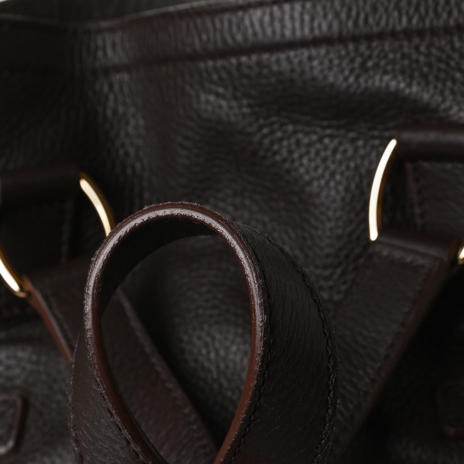 Saint Laurent Calfskin XL Downtown Tote Brown 18 of 19