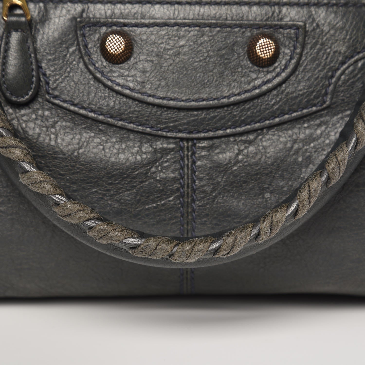 Balenciaga Agneau Giant 12 Rose Gold Hardware Part Time Anthracite 13 of 14