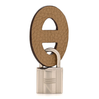 Hermes Togo Chevre Maillons Enchaines Shoe Accessory Beige Marfa Gold 1 of 5