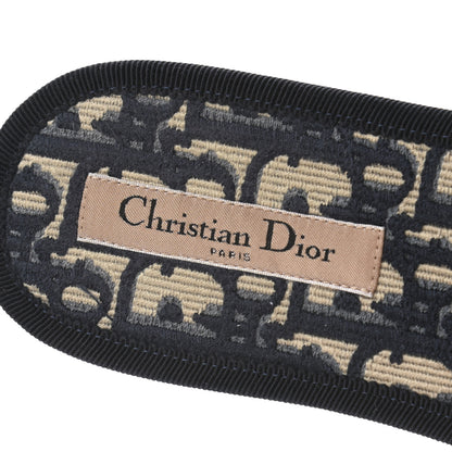 Christian Dior Oblique Chez Moi Sandal 36.5 Deep Blue 7 of 9
