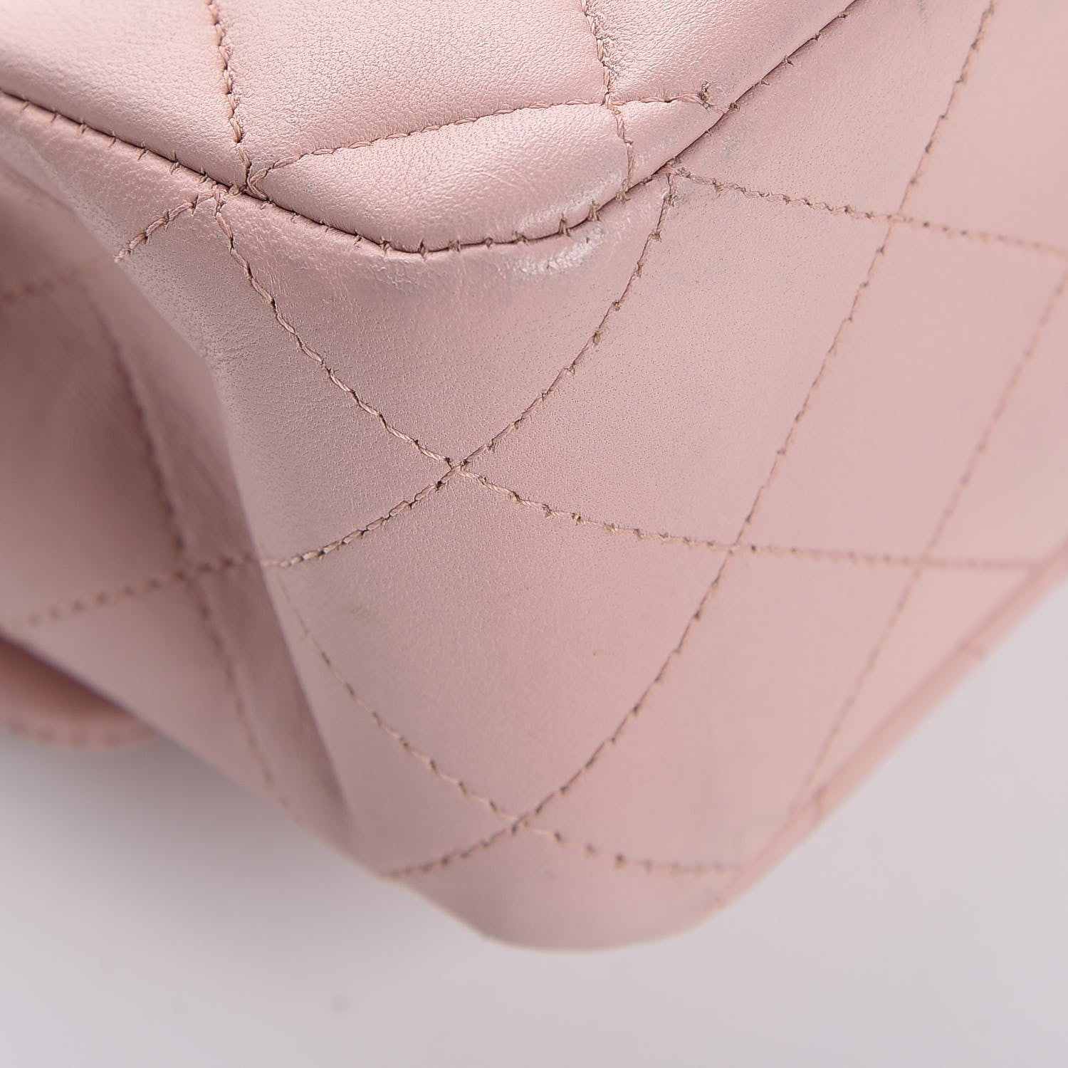 Chanel Lambskin Quilted Medium Double Flap Pink 16 of 17