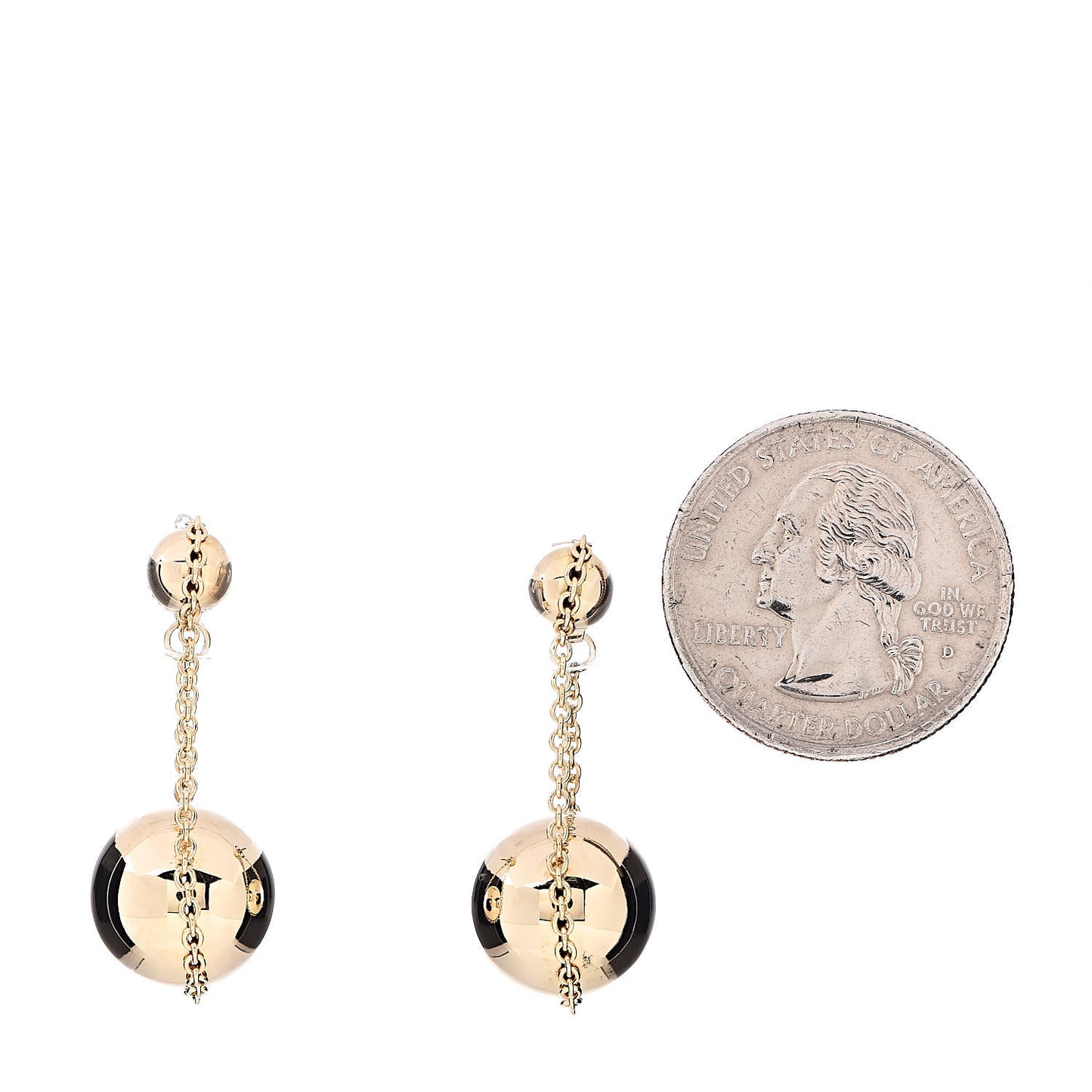 18K Yellow Gold HardWear Double Drop Earrings