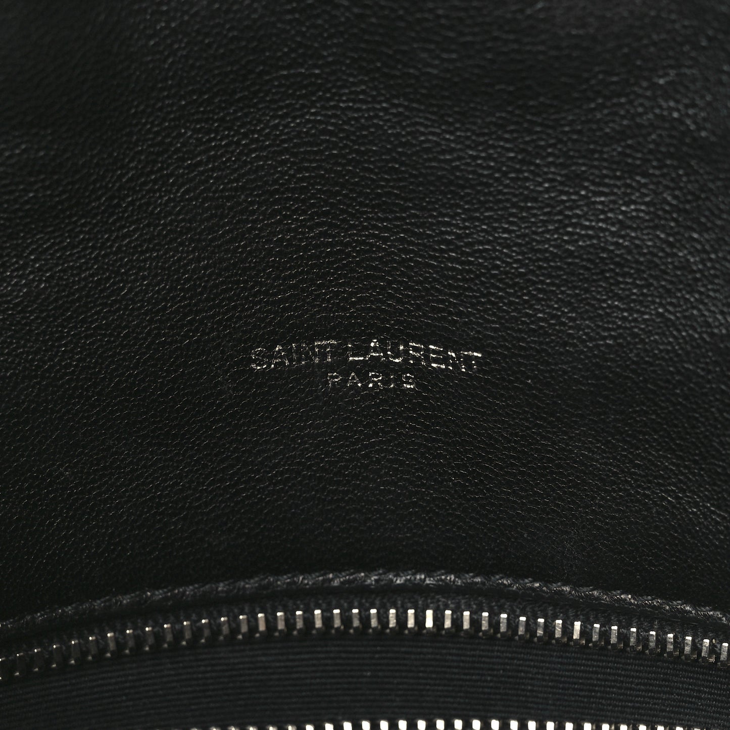 Lambskin Quilted Toy Loulou Puffer Monogram Chain Satchel Black