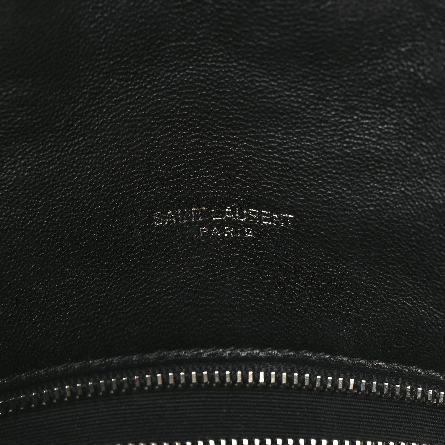 Saint Laurent Lambskin Quilted Toy Loulou Puffer Monogram Chain Satchel Black 7 of 12