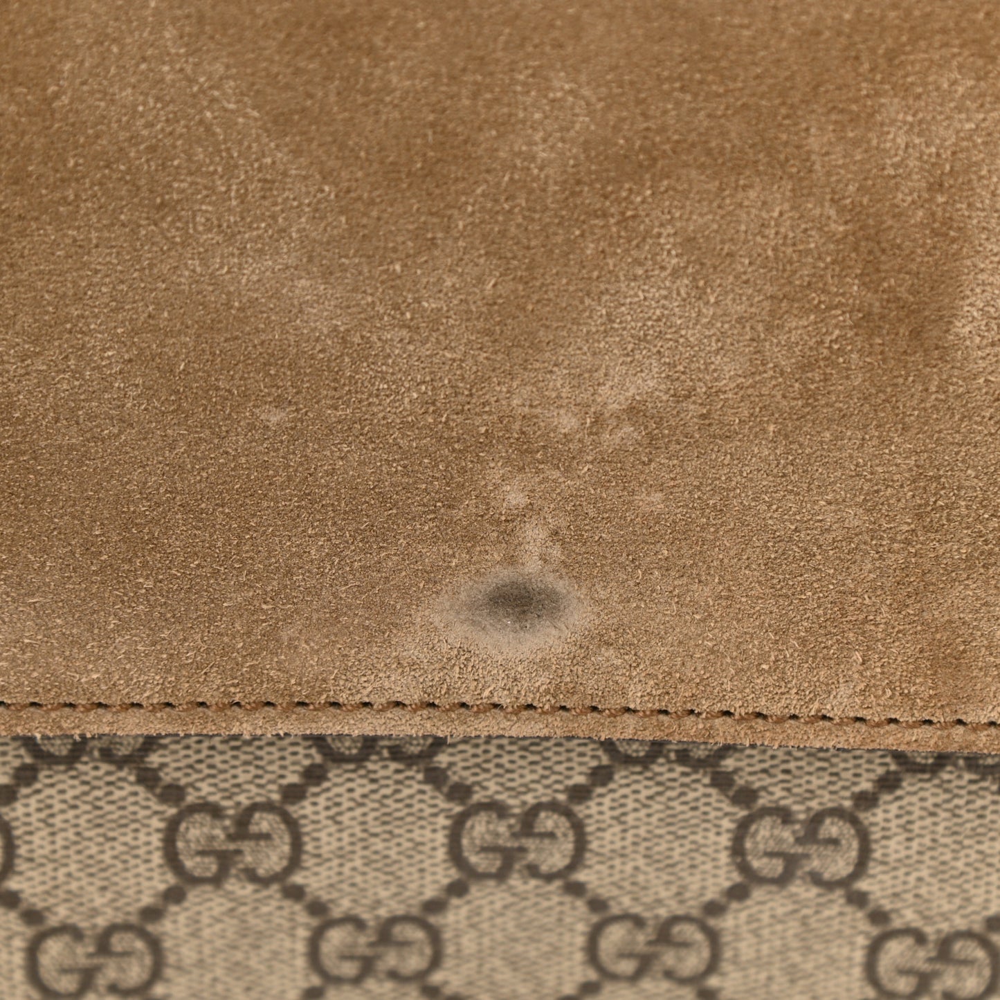 GG Supreme Monogram Medium Dionysus Shoulder Bag Taupe