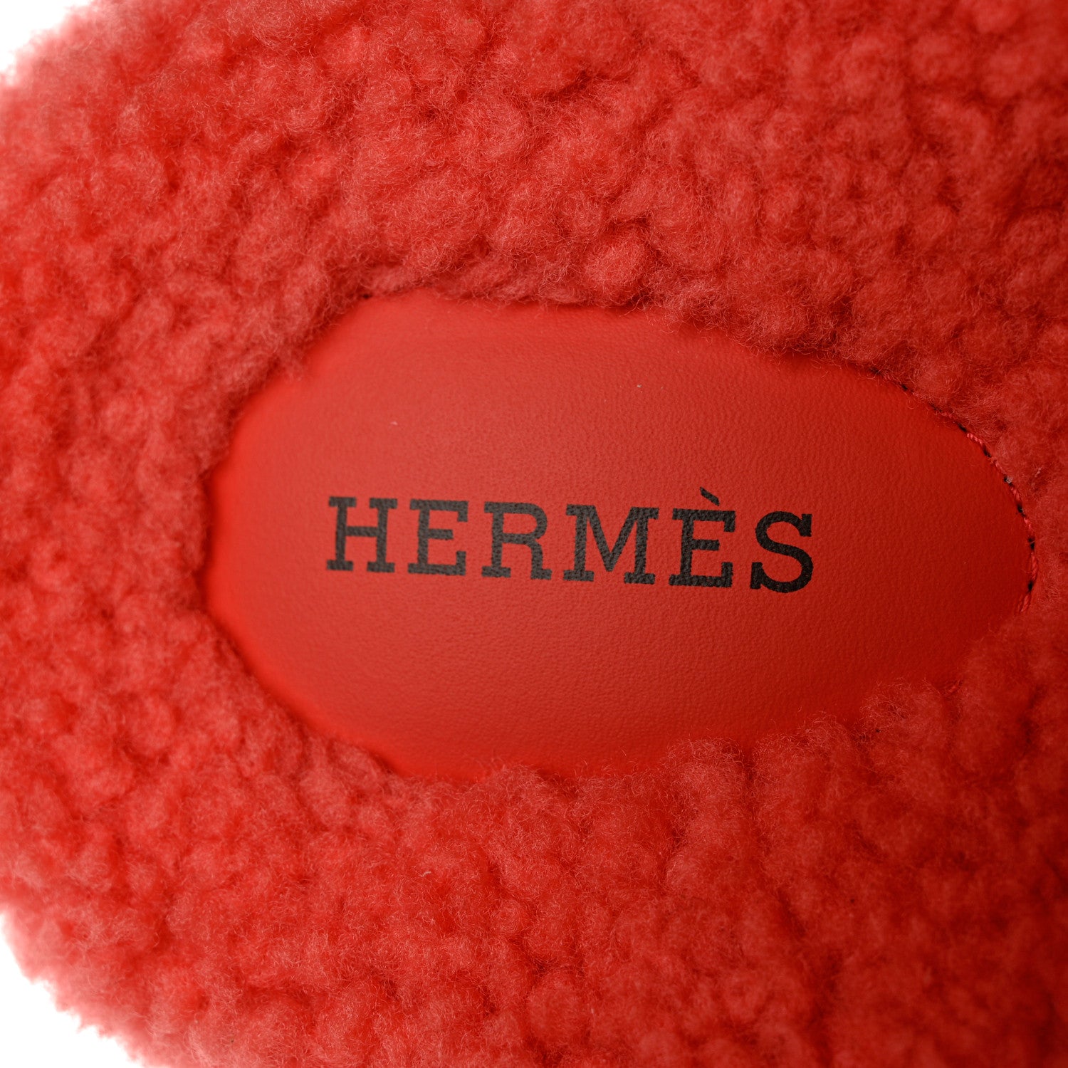 Hermes Woolskin Womens Chypre Sandals 40.5 Rose Du Desert 7 of 9