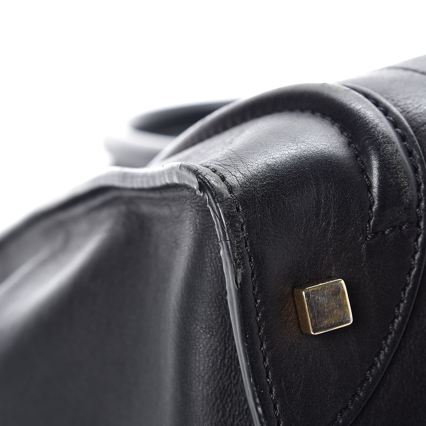 Smooth Calfskin Mini Luggage Black