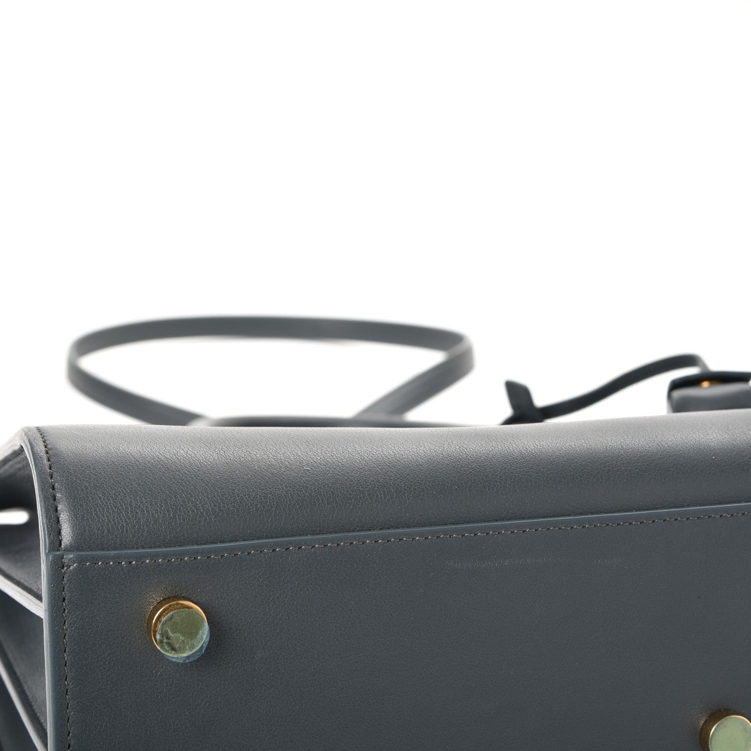 Saint Laurent Calfskin Small Classic Sac De Jour Petrol 9 of 11