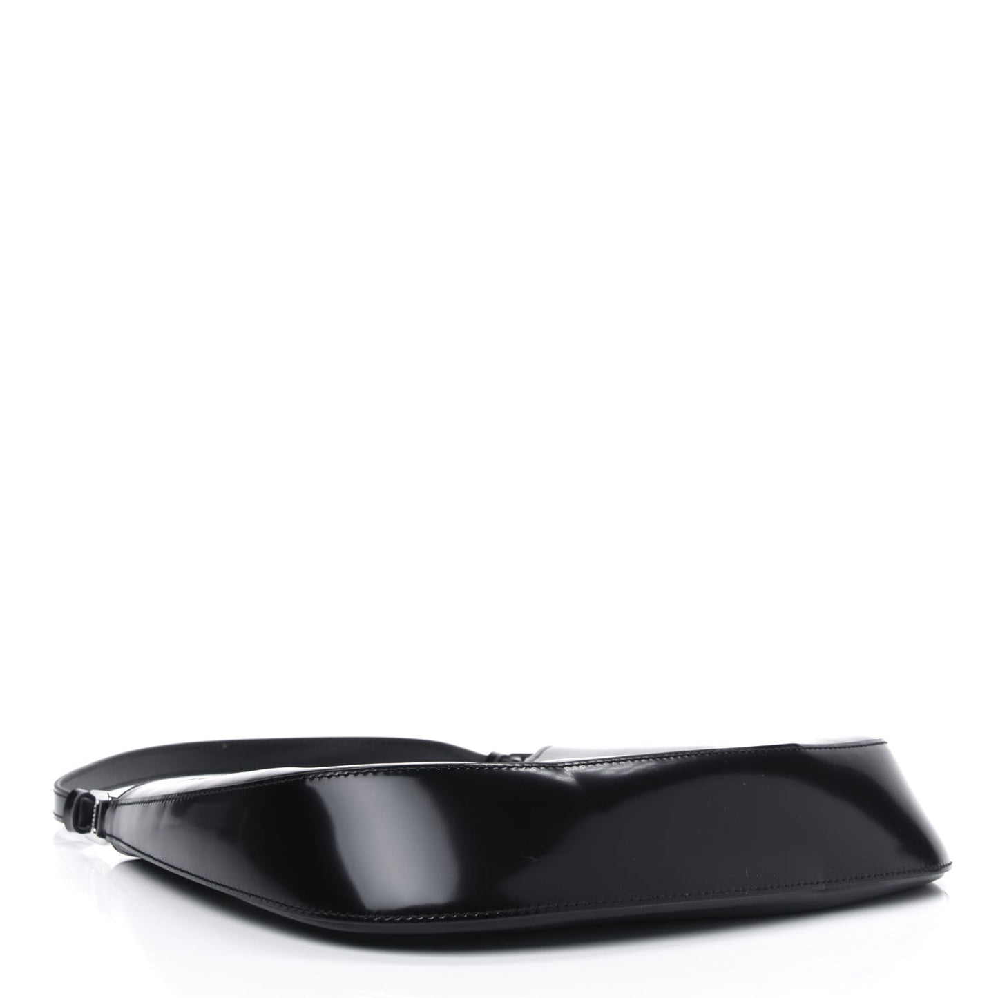Spazzolato Cleo Shoulder Bag Black