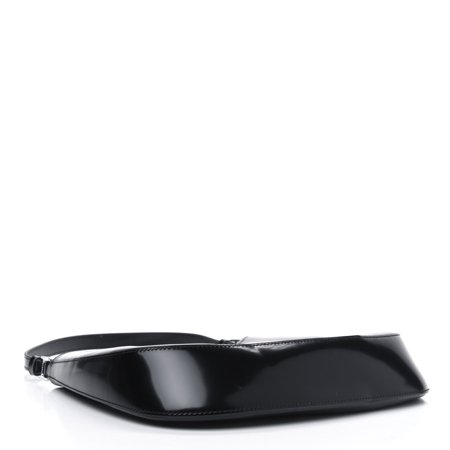 Prada Spazzolato Cleo Shoulder Bag Black 3 of 5