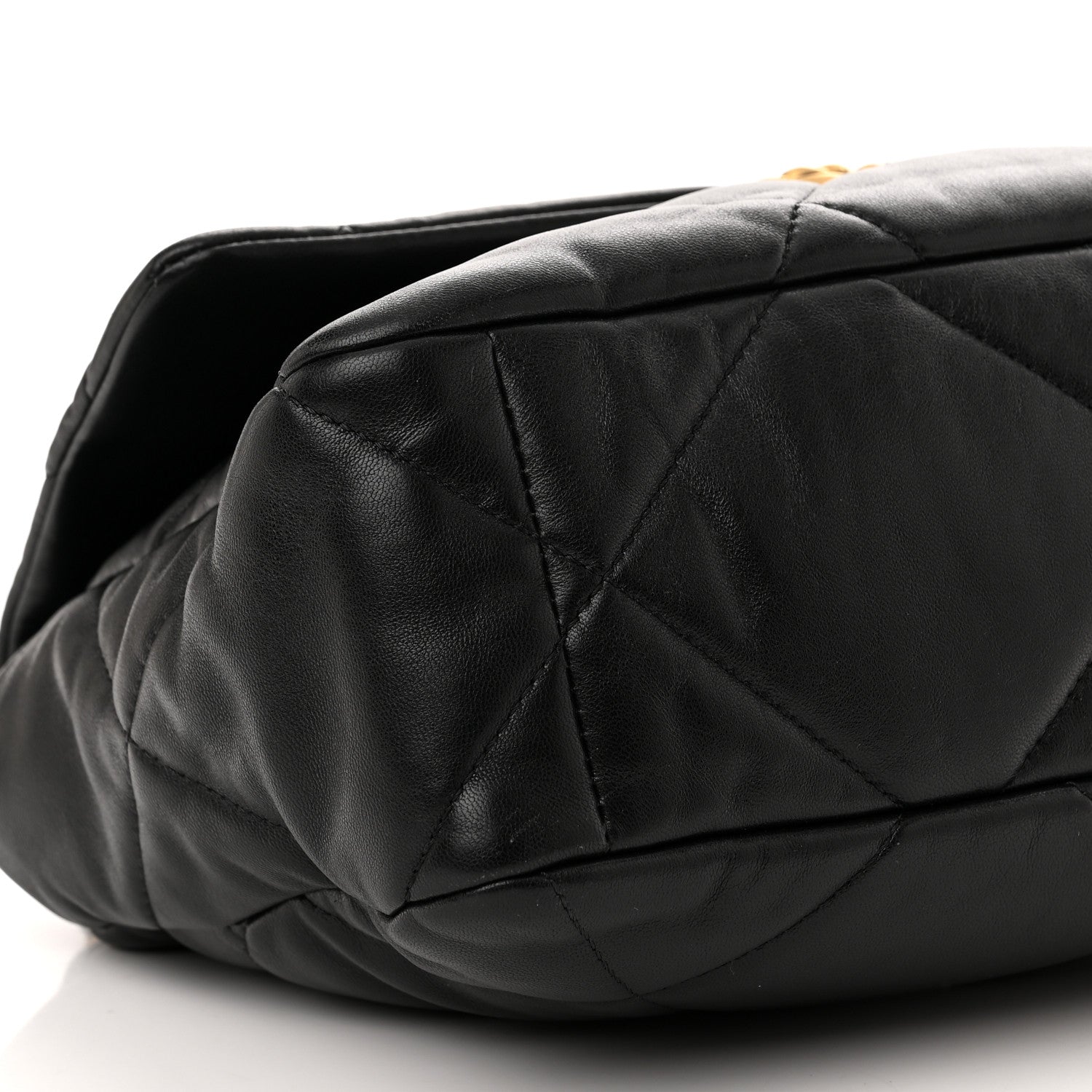 Chanel Lambskin Quilted Large Chanel 19 Flap Black 9 of 10